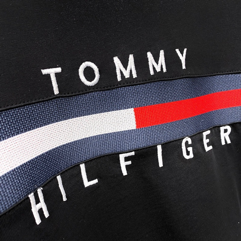 Áo thun Tommy Hilfiger Essential Flag Logo T-Shirt, áo thun unisex nam nữ mẫu mới 2023 #Hot