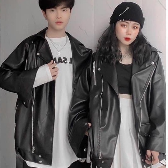 Áo khoác da dáng dài unisex chất liệu da PU cao cấp phong cách thời trang mới M6 | BigBuy360 - bigbuy360.vn