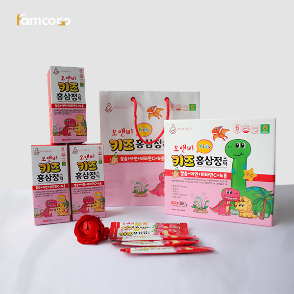 Sâm hàn quốc hồng sâm trẻ em Monbee Kids