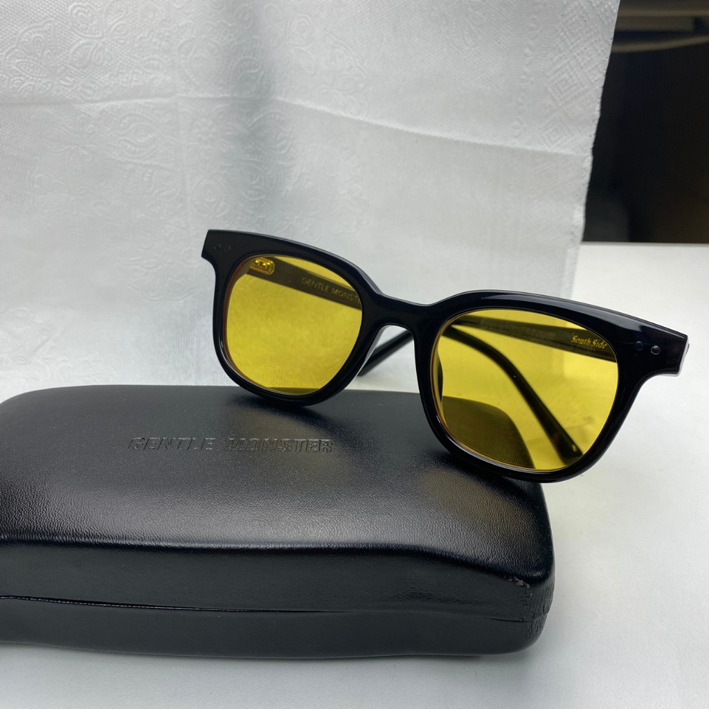 Kính Mát Gentle Monster Chính Hãng Qua Sử Dụng Mắt Vàng Chanh Cực Chất Cho Giới Trẻ