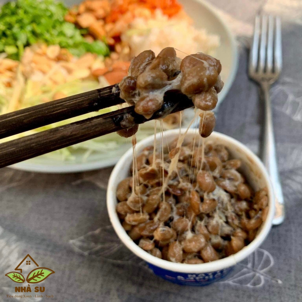 Natto tươi nguyên hạt Anphaco - đậu tương (đậu nành) lên men kiểu Nhật - 100g