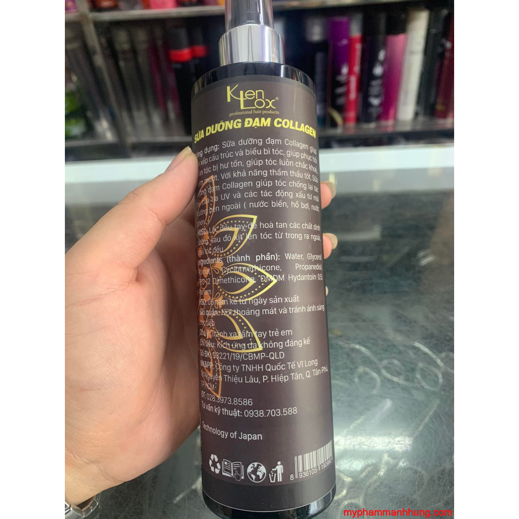 Xịt Dưỡng Tóc KenLox Collagen Protein 280ml