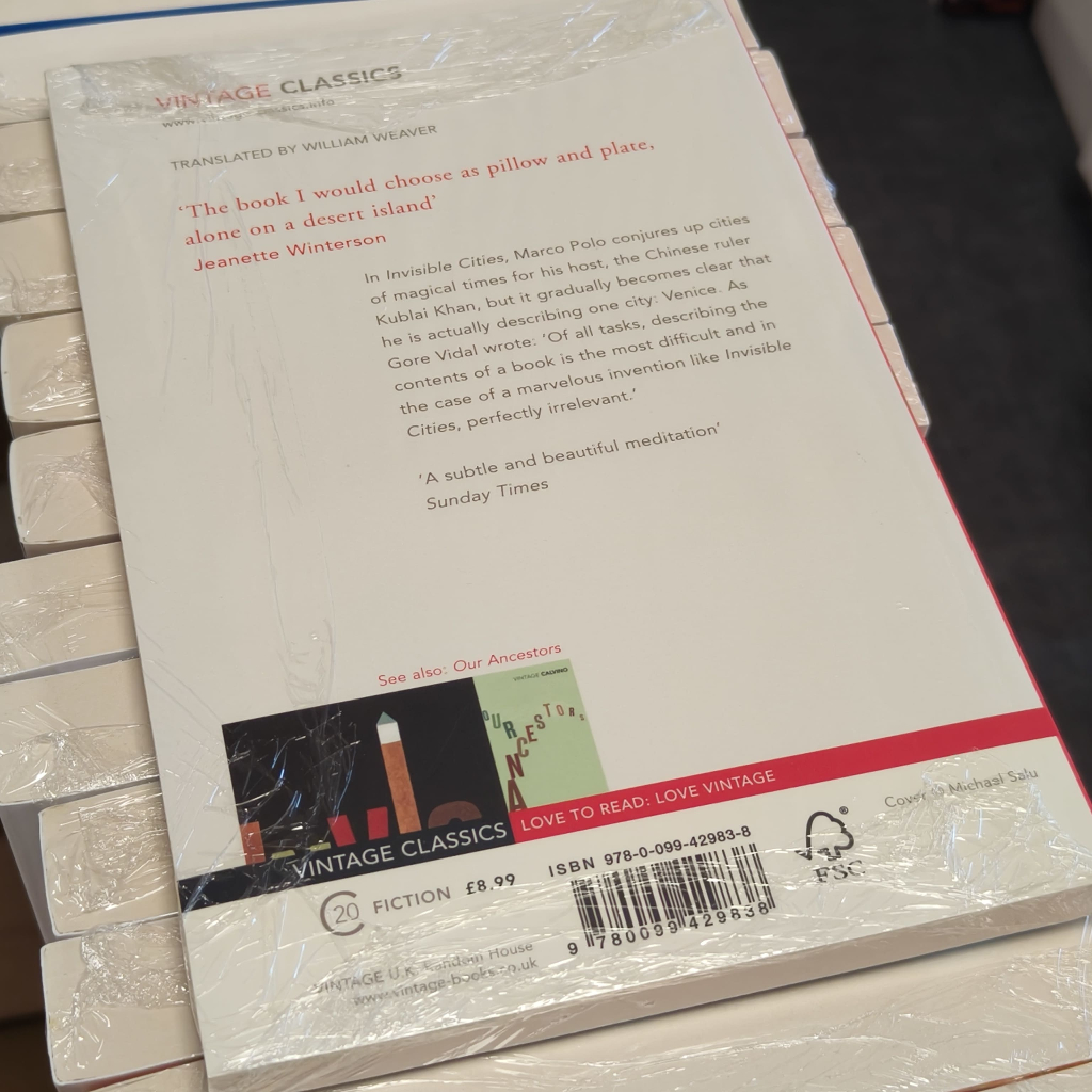 Sách - Tiểu thuyết tiếng Anh - Invisible Cities