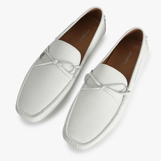 Giày lười nam màu trắng pedro authentic bow detailing size 43