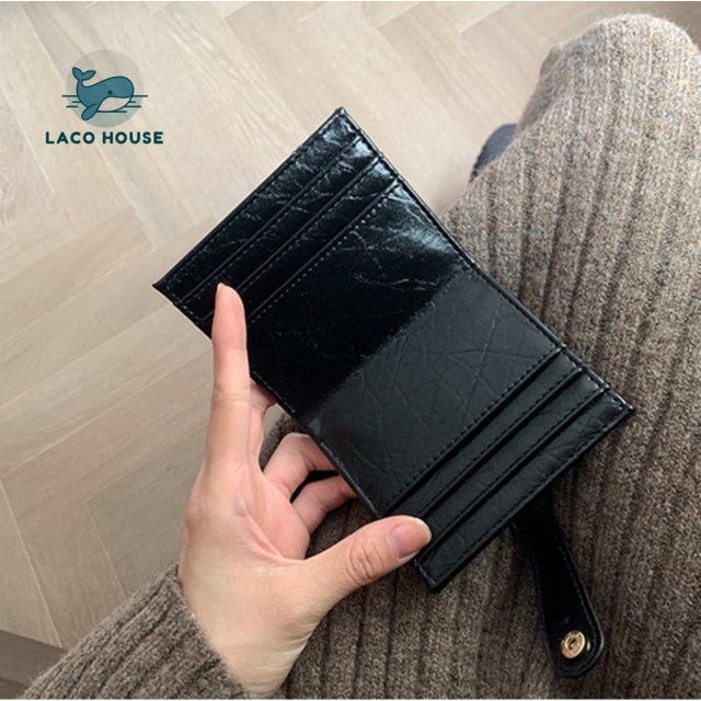 Ví nữ dáng ngắn 🎀 Ví nữ mini da PU trần trám cao cấp MÃ-034