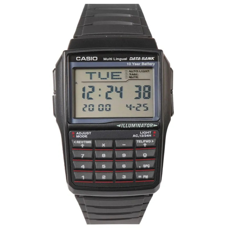 Đồng Hồ Điện Tử Nam Casio WATCHSTORE Unisex DBC-32-1ADF Thiết Kế Mặt Kính Khoáng 37,5mm, Dây Kim Loại, Vỏ Thép Không Gỉ
