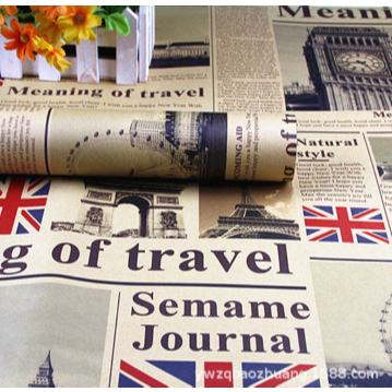 Giấy Gói Quà vintage Tết, sinh nhật, Noel, họa tiết giáng sinh dạng kraft siêu kinh điển, cực sang -