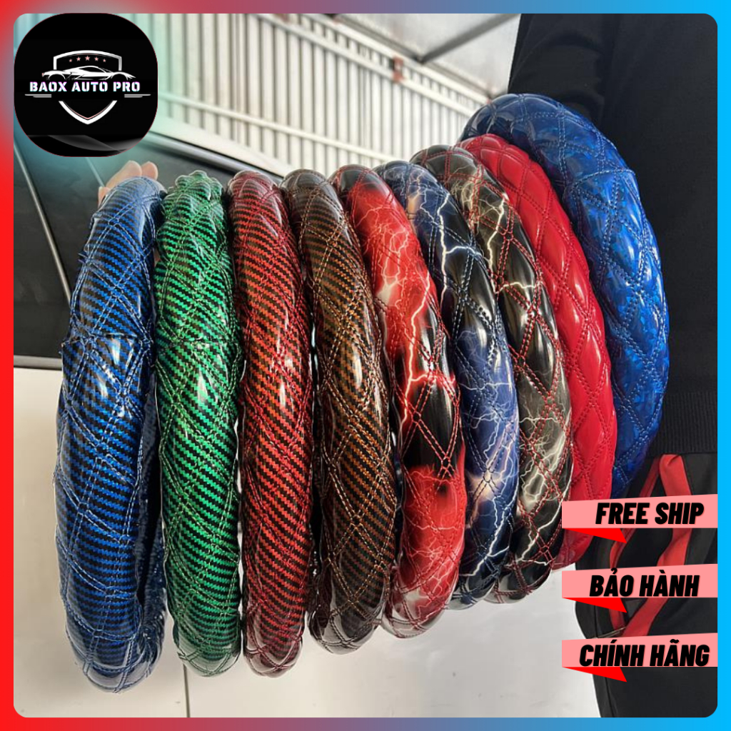 BỌC VÔ LĂNG THÁI LOẠI 1 CHO XE CON, XE TẢI, XE KHÁCH, XE CÔNG SIZE 38-45CM