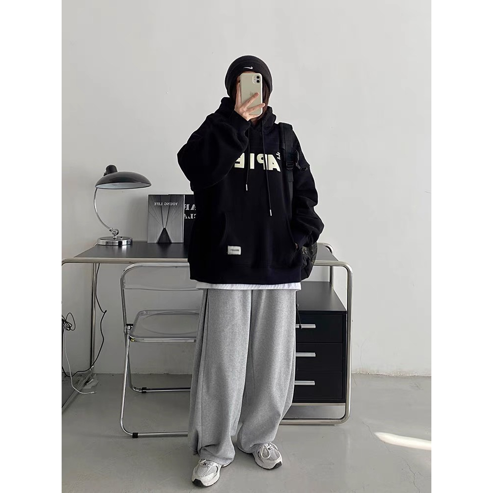 Áo hoodie unisex form rộng có mũ nhiều màu basic nam nữ mặc cặp đôi chất nỉ bông ấm áp mùa thu đông DELIZ