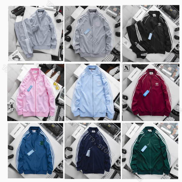 Áo khoác Bomber Adidas 3 Sọc, Áo Thể Thao Nam Nữ Nhiều Màu Chất Poly Cao Cấp - BB456 - Lala Store