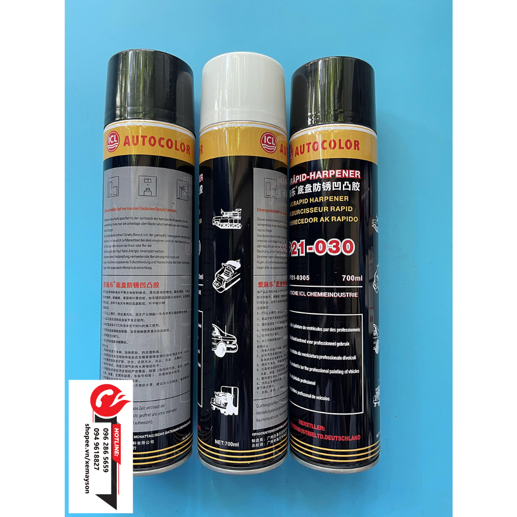 Sơn xịt sần thùng loa vỏ máy gầm xe P21 700ml không dùng súng