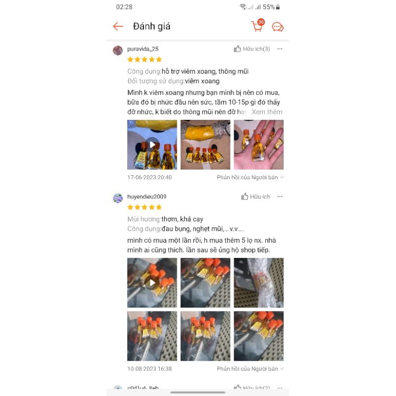 Dầu viêm xoang 1 chai 3ml