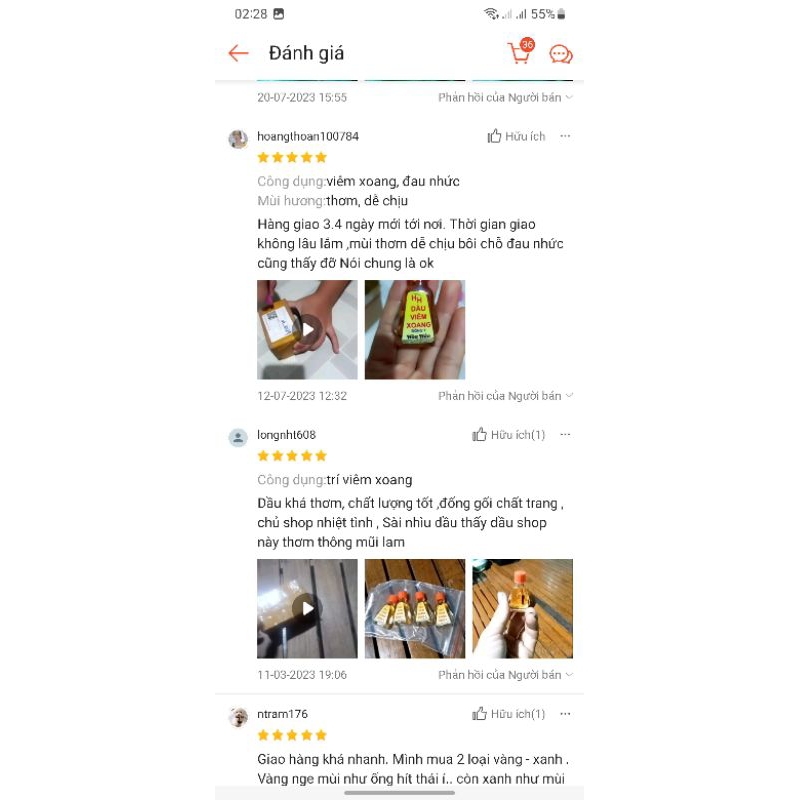 Dầu viêm xoang 1 chai 3ml