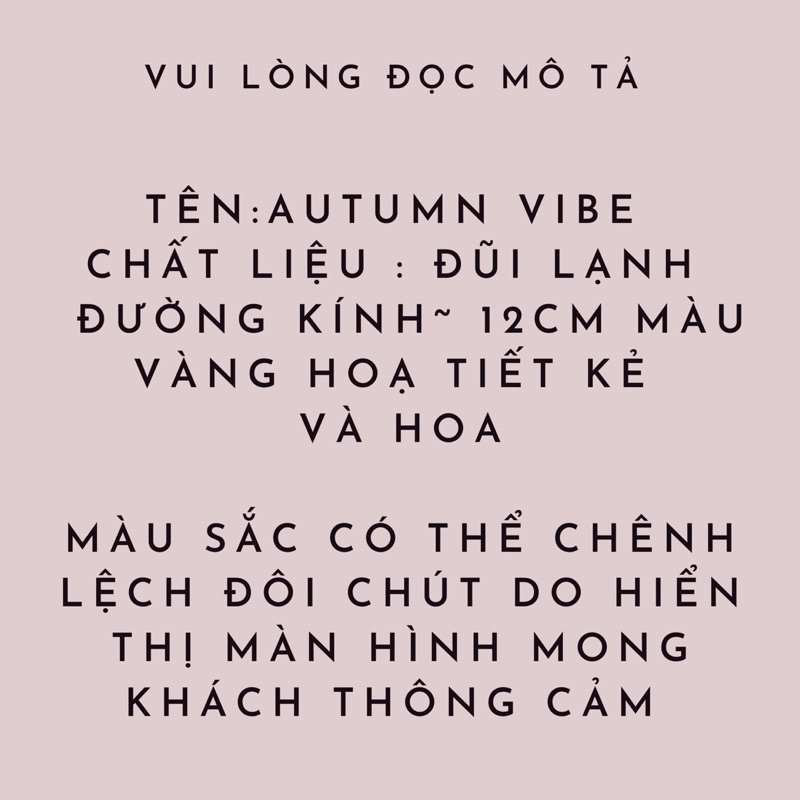 Dây Scrunchie handmade phong cách mùa thu vintage