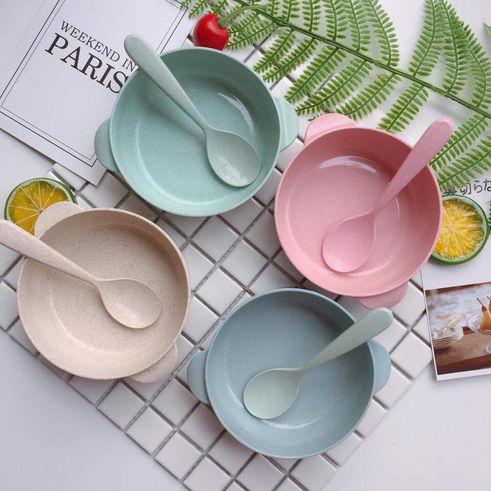 Bộ bát thìa lúa mạch cho bé
