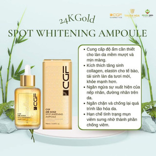 Tinh chất vàng 24k cgf - serum gold spot whitetening ampoule chống lão hóa 90ml