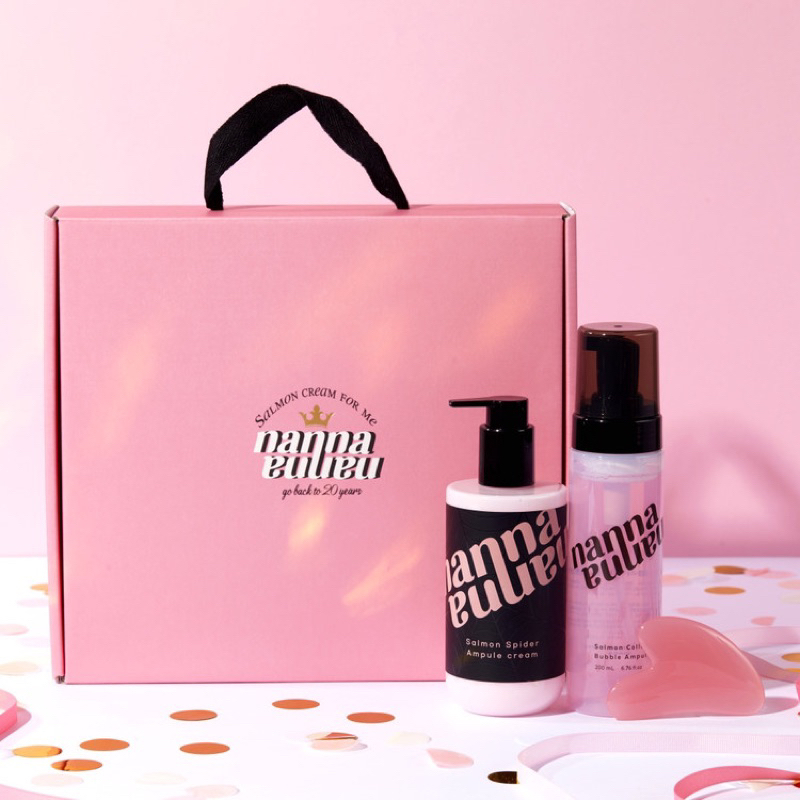 NANNA SALMON SPIDER AMPOULE - CĂNG BÓNG TRẮNG DA