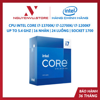 Cpu intel core i7-13700k / i7-12700k / i7-12700kf / i5-14600k / i5-14600kf / i7-14700k / i7-14700kf - bảo hành 3 năm