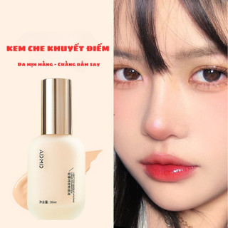 Kem nền kiềm dầu admd light mist liquid foundation 30ml, kem nền lâu trôi mịn nhẹ kiềm dầu nâng tone