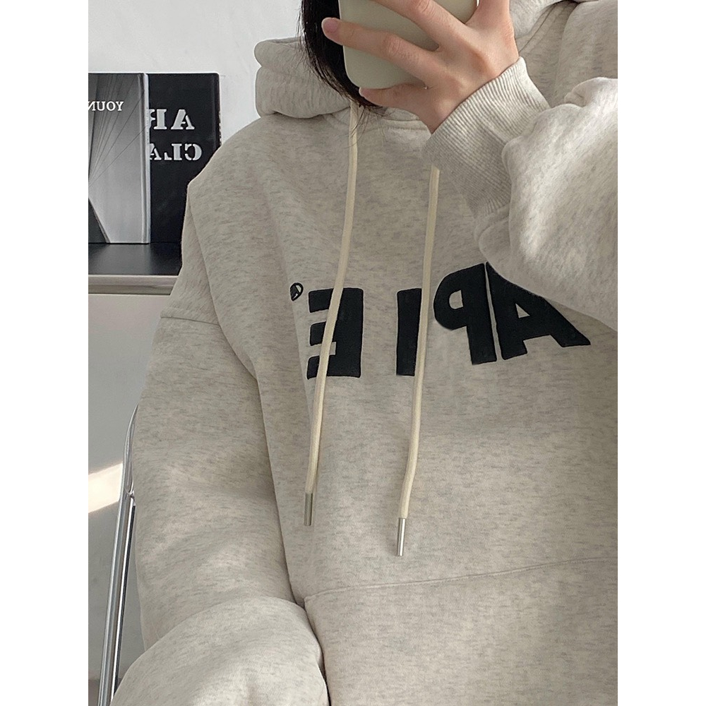 Áo hoodie unisex form rộng có mũ nhiều màu basic nam nữ mặc cặp đôi chất nỉ bông ấm áp mùa thu đông DELIZ