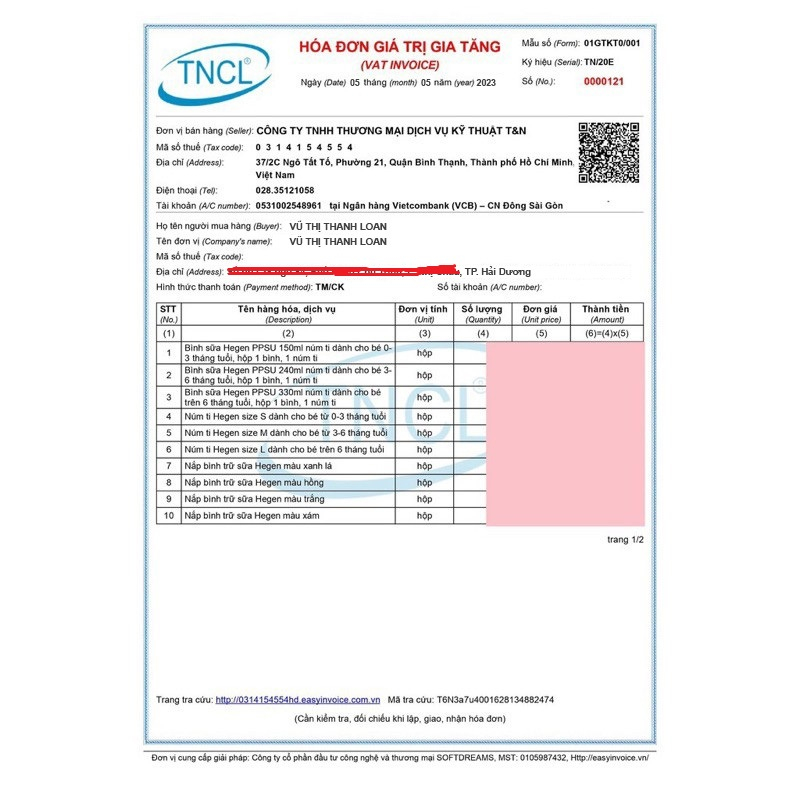 Núm ti bình sữa Hê gen siêu mềm đủ size