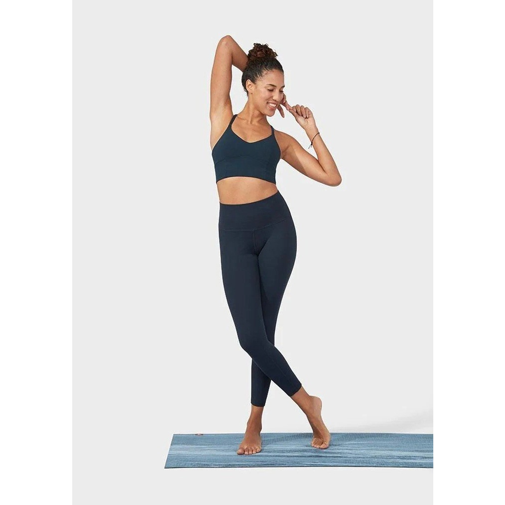 Legging trơn Manduka túi lưới mặt trong lưng sau