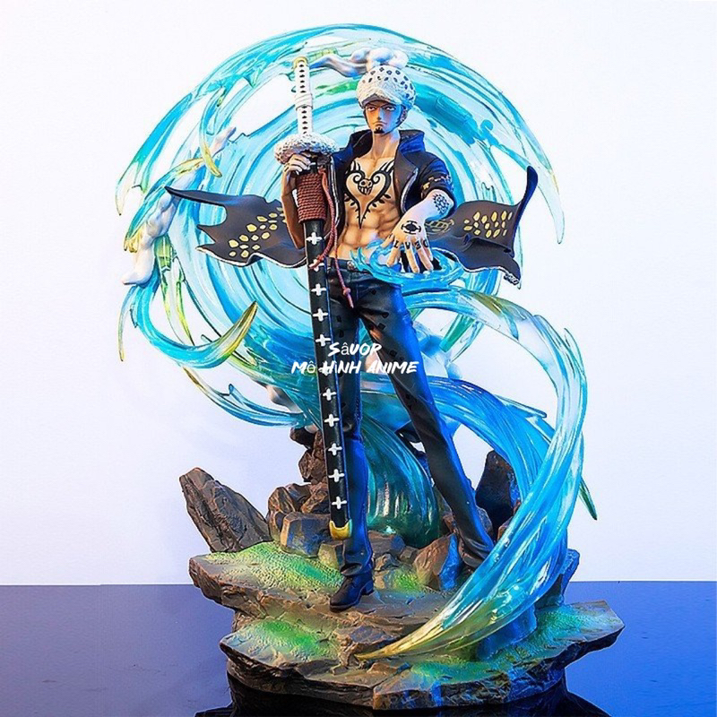 Mô hình Trafalgar D. Water Law cao cấp có led cao 43cm