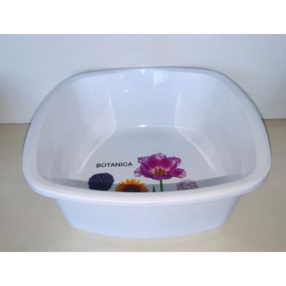 Thau nhựa/ chậu nhựa vuông hoa tulip qs30cm - hàng thái lan nhập khẩu
