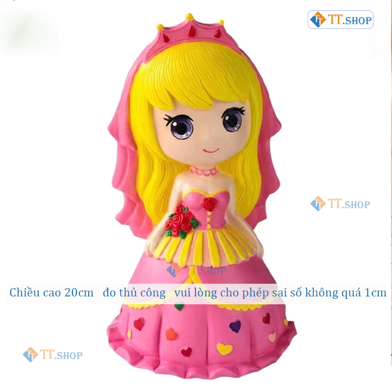 Tượng thạch cao 16~22cm, , đồ chơi cho trẻ Spider Man Stitch Hello Kitty  Doraemon  Aisha TẶNG 12 màu 2 cọ