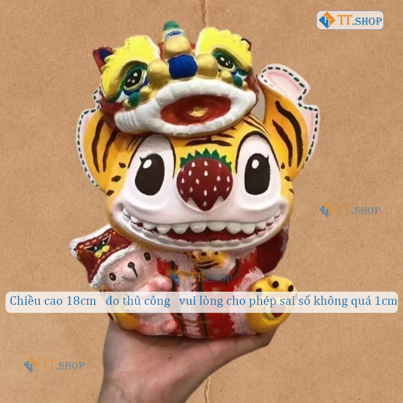 Tượng thạch cao 16~22cm, , đồ chơi cho trẻ Spider Man Stitch Hello Kitty  Doraemon  Aisha TẶNG 12 màu 2 cọ