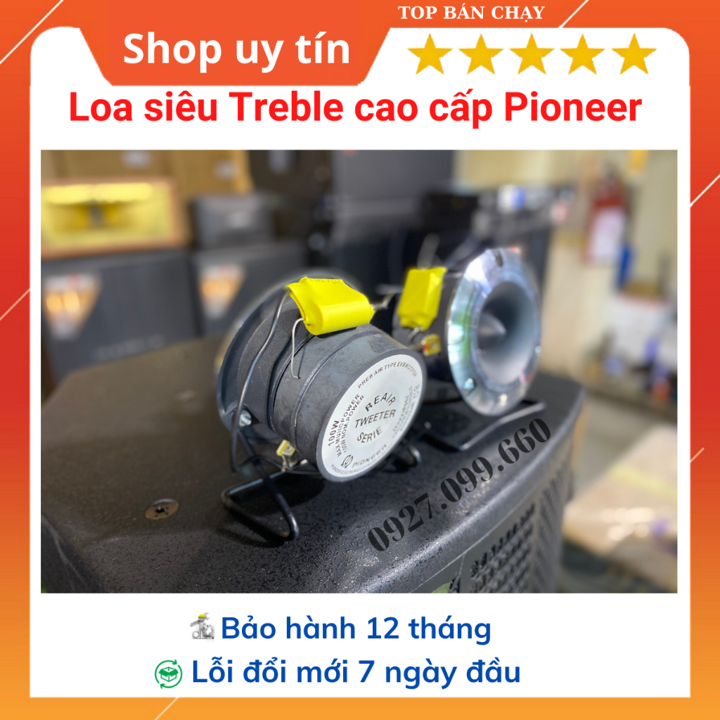 Loa siêu Treble 4inch Vành Nhôm từ đôi , màng titan.Bảo hành 12 tháng