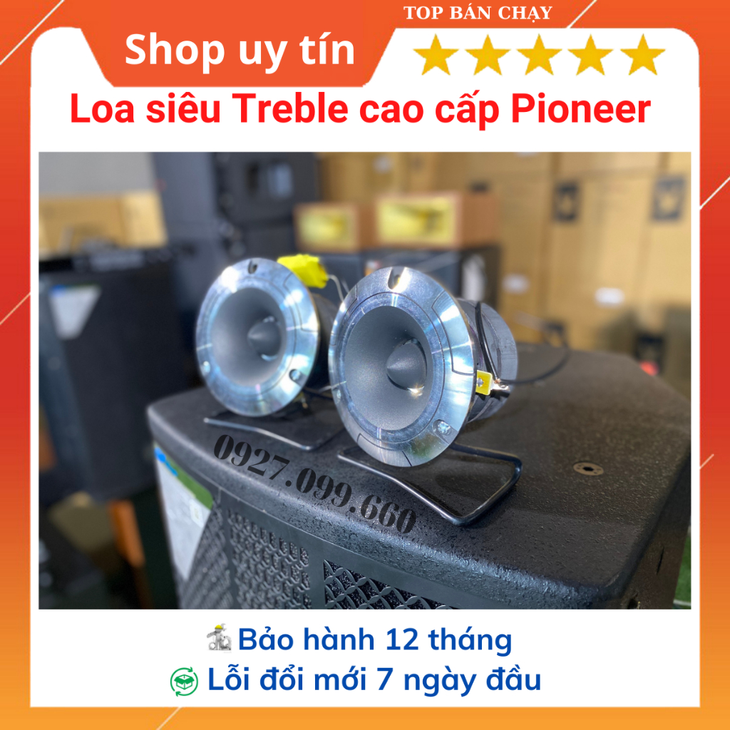 Loa siêu Treble 4inch Vành Nhôm từ đôi , màng titan.Bảo hành 12 tháng