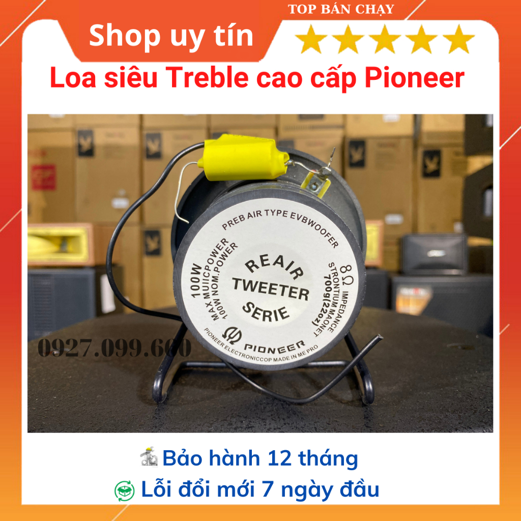 Loa siêu Treble 4inch Vành Nhôm từ đôi , màng titan.Bảo hành 12 tháng