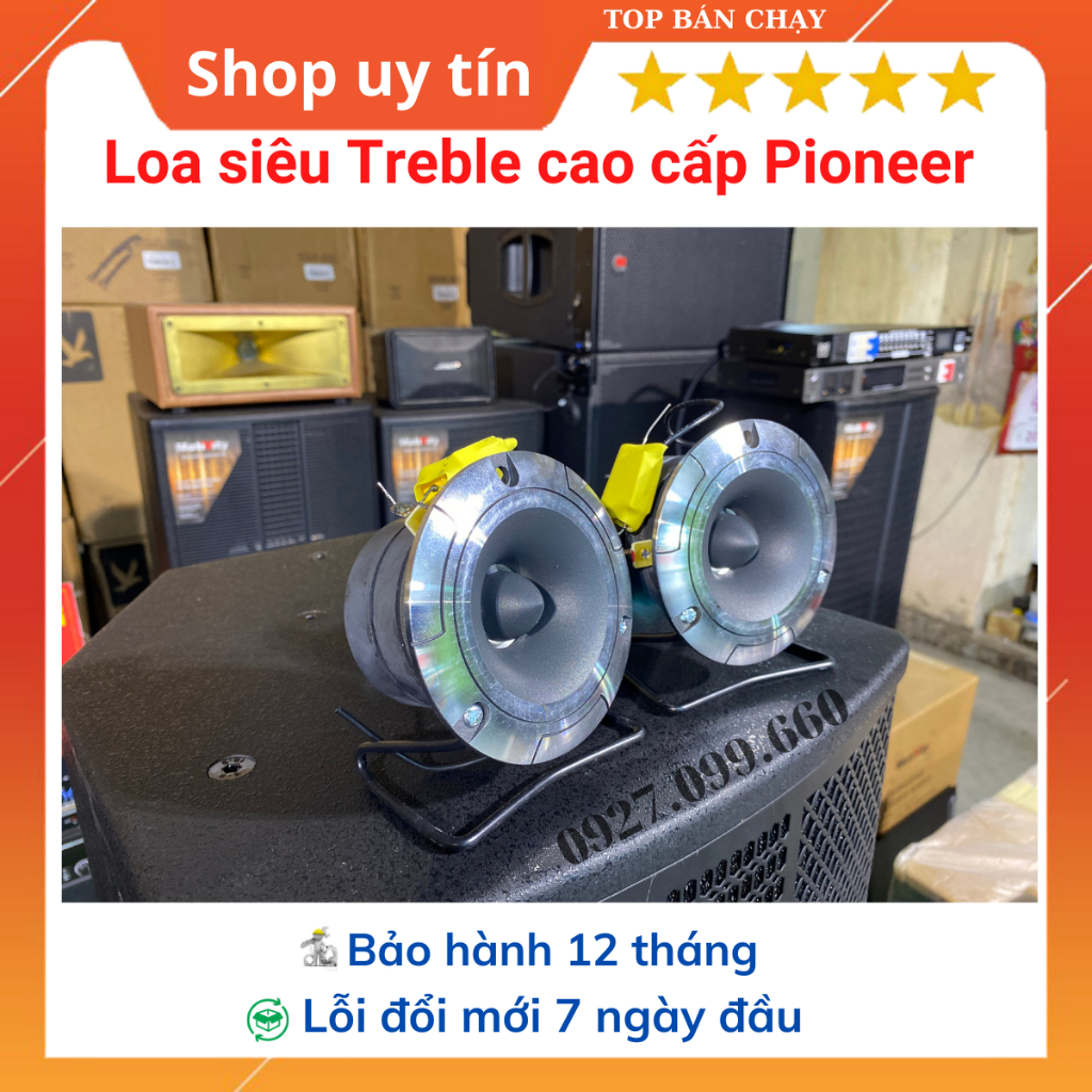 Loa siêu Treble 4inch Vành Nhôm từ đôi , màng titan.Bảo hành 12 tháng