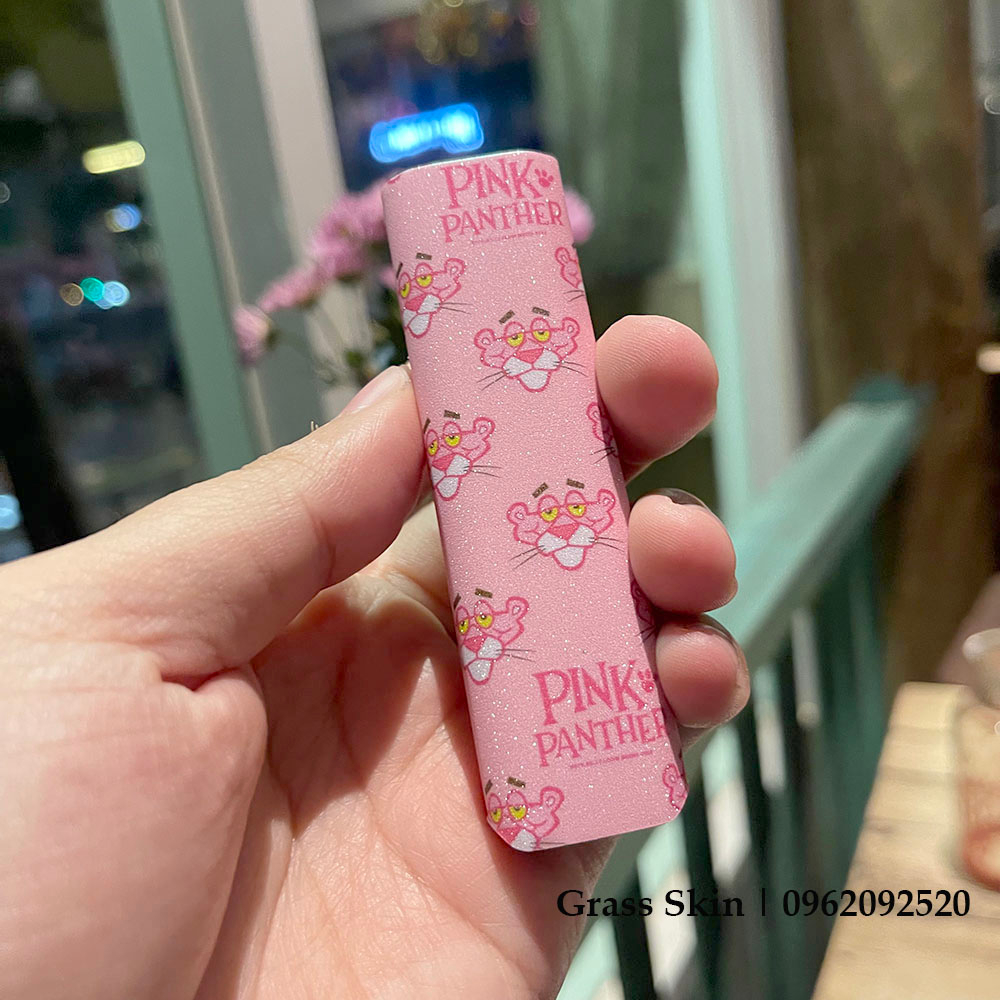 Miếng dán grass skin in hình  Báo hồng dành cho xlim V1 / Xlim V2 / xlim SE / favostix / xtal pro / feelin