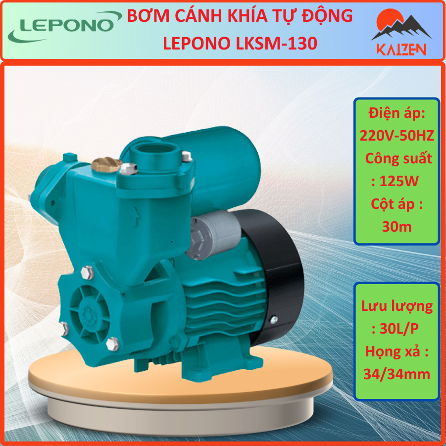 Bơm cánh khía áp cao LEPONO LKSM-130,APSM-37,APSM-75,AQM-75,APM-37,APM-75