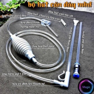 Bộ Bơm Tay Mini Thay Nước - Hút Cặn Đáy Bể Cá | Phụ Kiện Vệ Sinh Bể Cá Cảnh Thuỷ Sinh