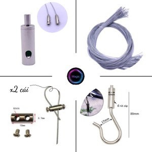 Nút khoá cáp / ốc xiết cáp / ốc rút cáp / móc treo | phụ kiện treo đèn led, đèn máng, đèn công trình