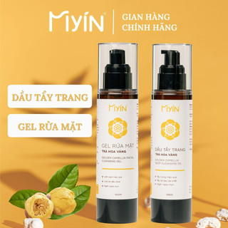 Combo làm sạch sâu MYIN Dầu tẩy trang 100ml + Gel rửa mặt 100ml