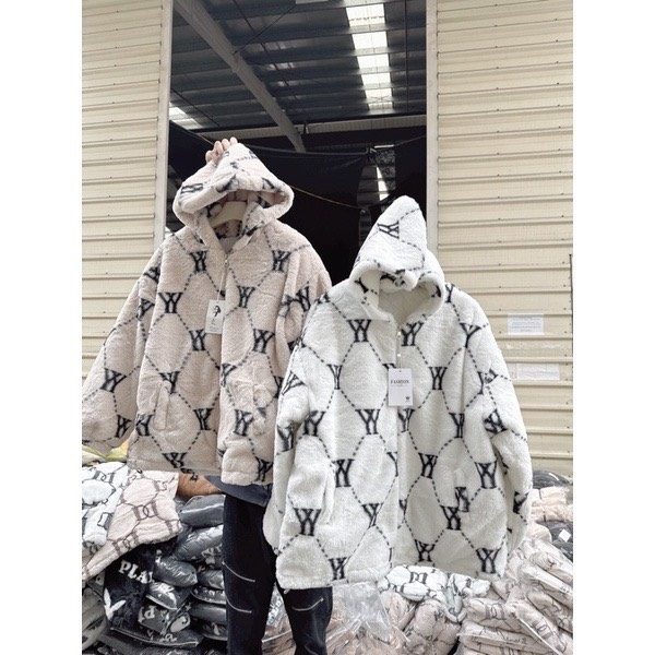 Áo khoác lông cừu nhiều mẫu hình sành điệu, áo khoác lông hình, áo khoác mùa đông