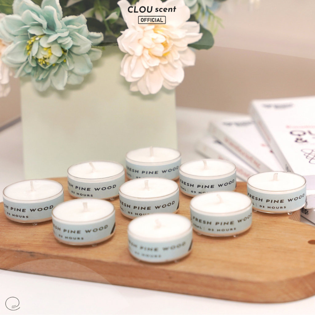 Nến Thơm Cao Cấp Fresh Pine Wood - CLOU scent - Size 10ml - Quà Tặng, Trang Trí, Thơm Phòng, Sáp Thơm