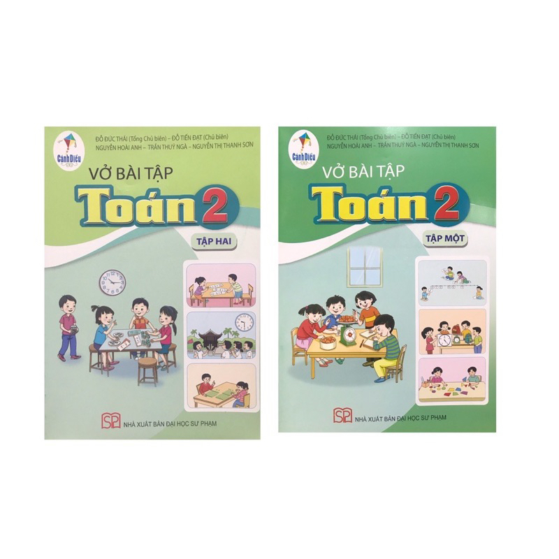 Sách -(Combo)Vở Bài Tập Toán 2(Cánh Diều)