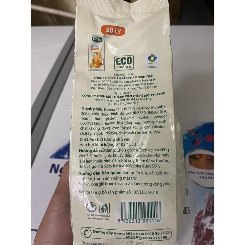 Trà đào cozy gói 400g