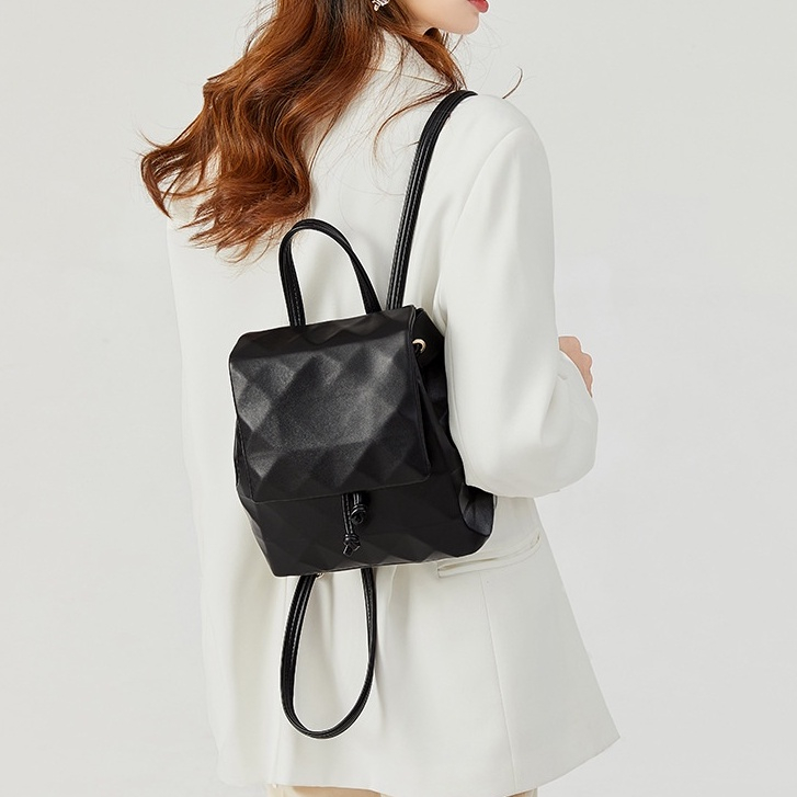 Iconzero Ba Lô Dây Rút Da Pu Chất Lượng Cao Thời Trang Cho Nữ MÃ-038