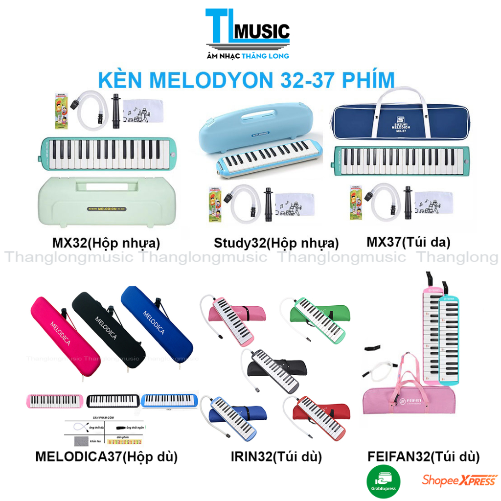 Kèn Melodion - Melodica Suzuki MX32D-STUDY 32-MX37