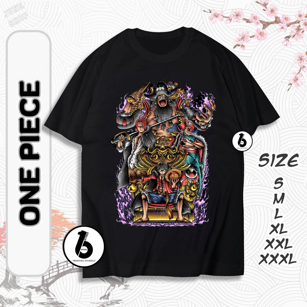Áo One Piece, Áo thun Anime Luffy, Zoro, Sanji, Ace mẫu mới cực đẹp, Chât thun thoáng mát 4 chiều