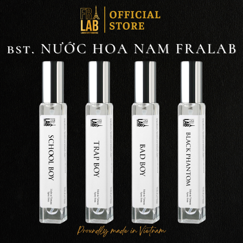 Nước Hoa Nam Fralab Mùi Hương Nam Tính, Sang Trọng, Mạnh Mẽ, Cuốn Hút, Thiết Kế Phong Cách Mới, Chai Xịt 10ml