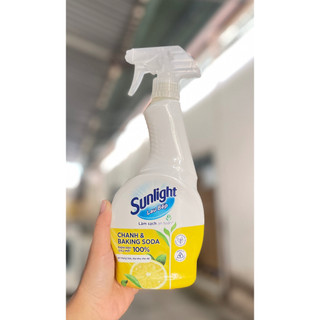 Nước xịt lau bếp Sunlight Chanh & Baking Soda chai 500ml -phiên bản nâng cấp Cif