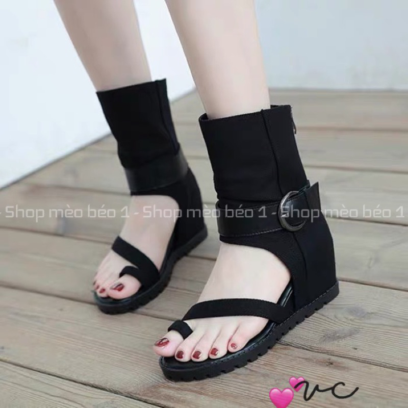 Sandal chiến binh xỏ ngón kali đế xuồng khoá sau fullbox hàng quảng châu cao cấp