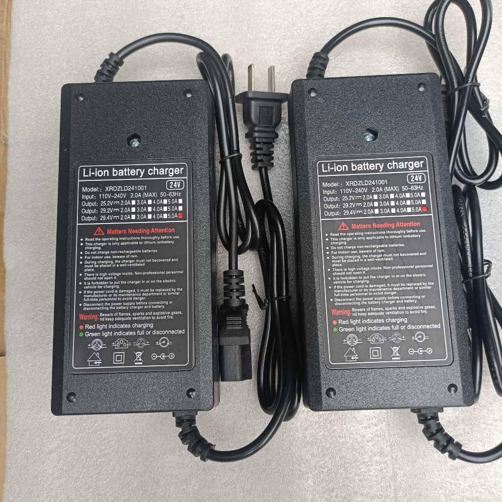 Sạc pin Li-on hệ 7s - 29.4v - 2A-3A-5A có quạt